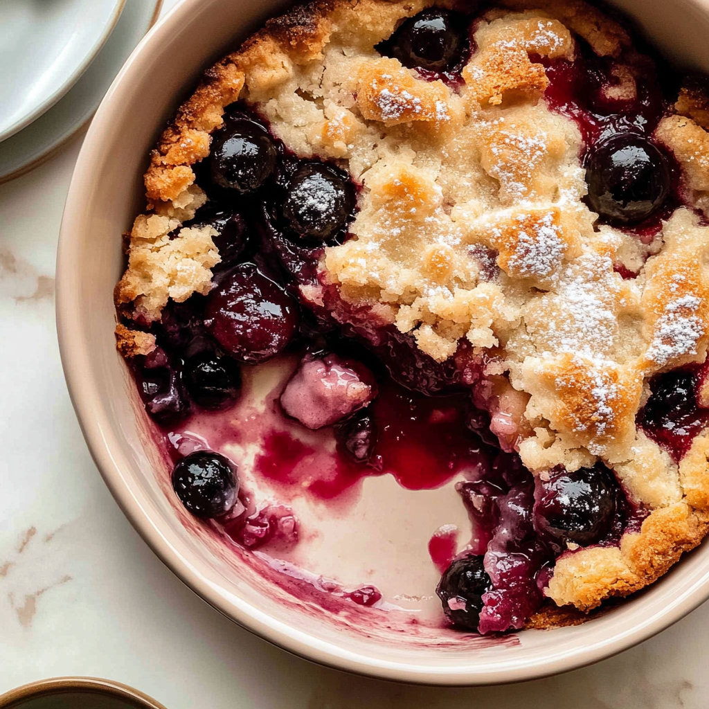 Recipe preparation for Cherry cobbler easy