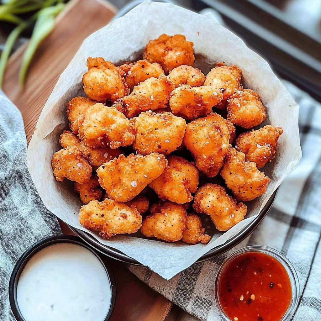 Recipe preparation for Popcorn Chicken
