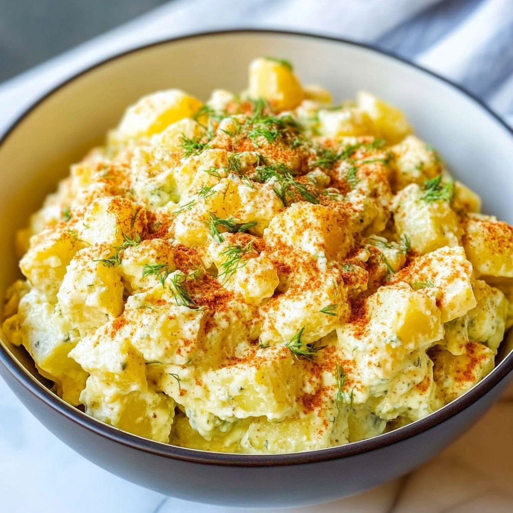 Recipe preparation for Homemade Potato Salad