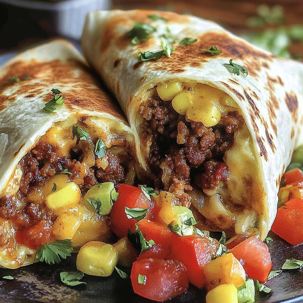 Recipe preparation for Chorizo Breakfast Burrito
