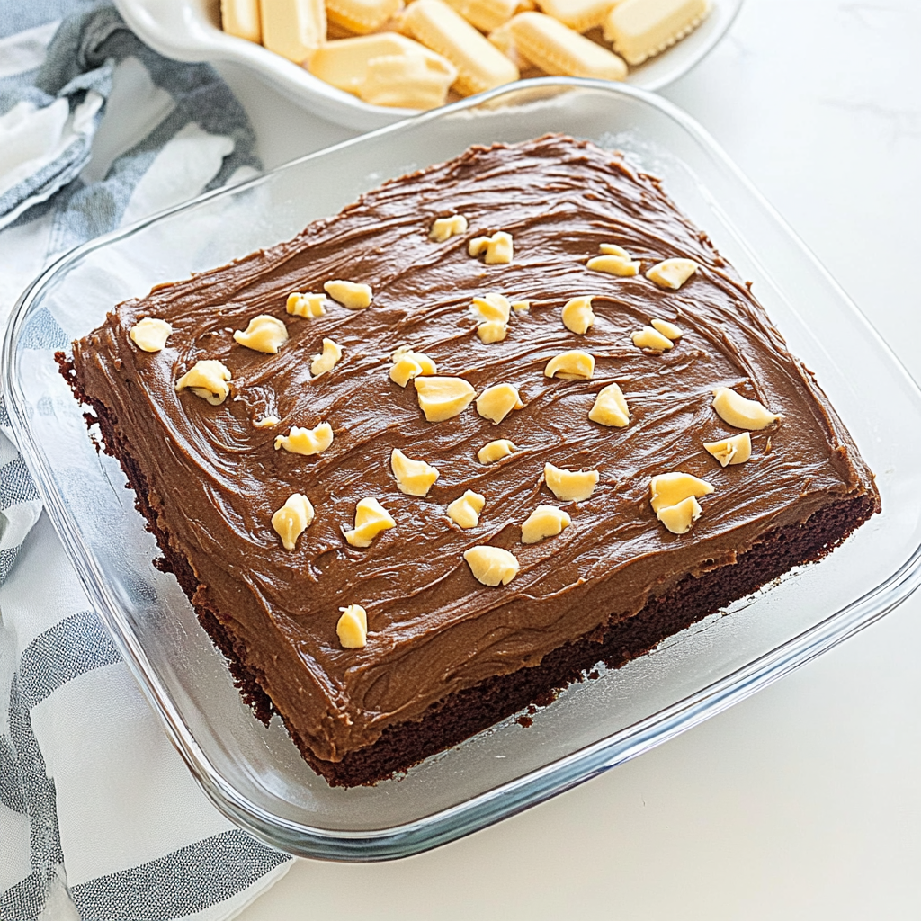 Recipe preparation for Texas Sheet Cake