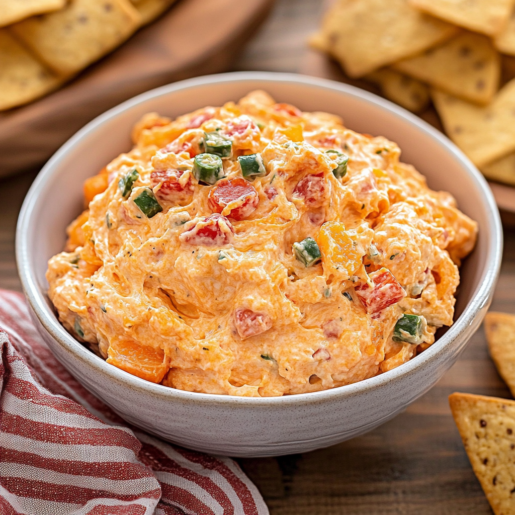 Recipe preparation for Jalapeno Pimento Cheese