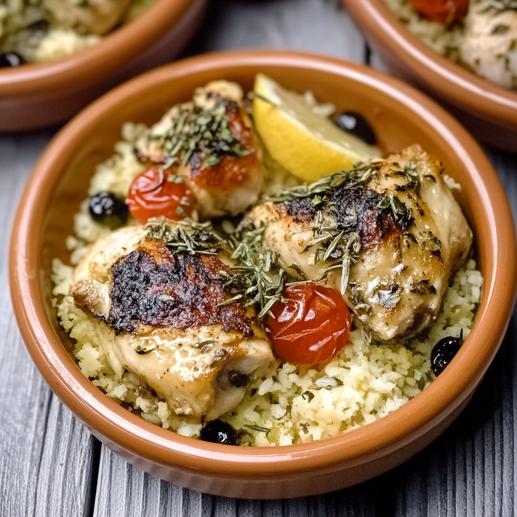 Recipe preparation for Sheet Pan Sheet Pan Lemon Herb ChickenHerb Chicken