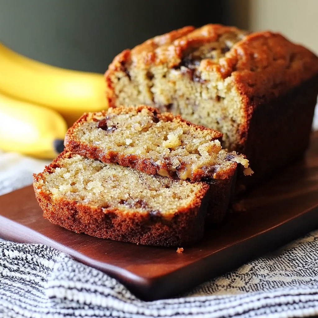 Recipe preparation for Buttermilk Banana Bread