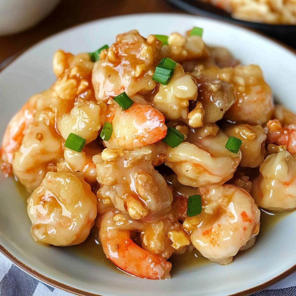 Recipe preparation for Honey Walnut Shrimp