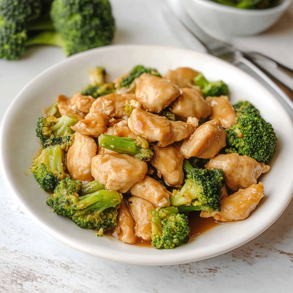 Recipe preparation for Chicken and Broccoli