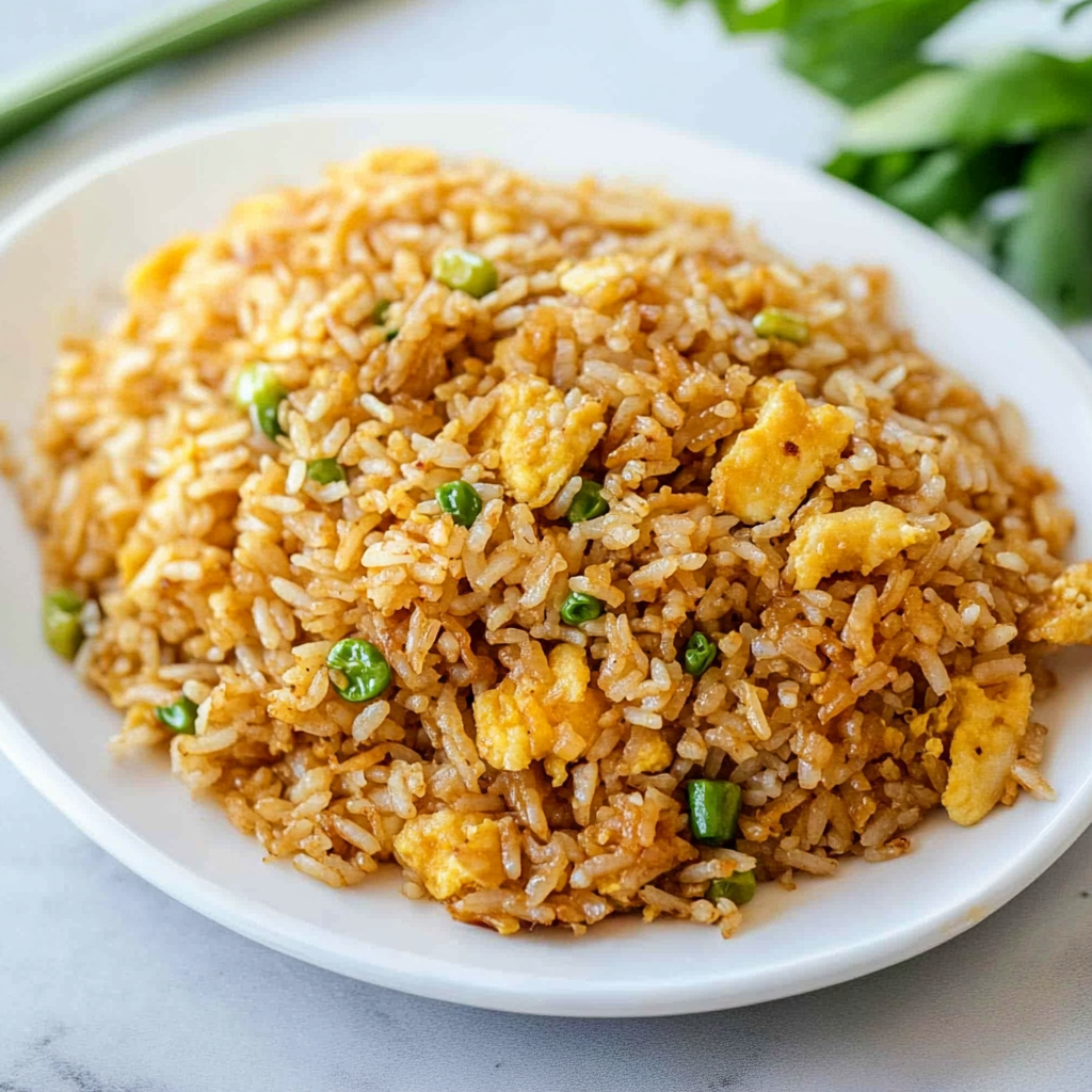Recipe preparation for Egg Fried Rice