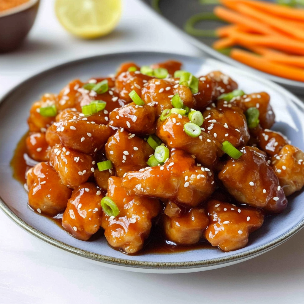 Recipe preparation for Orange Chicken