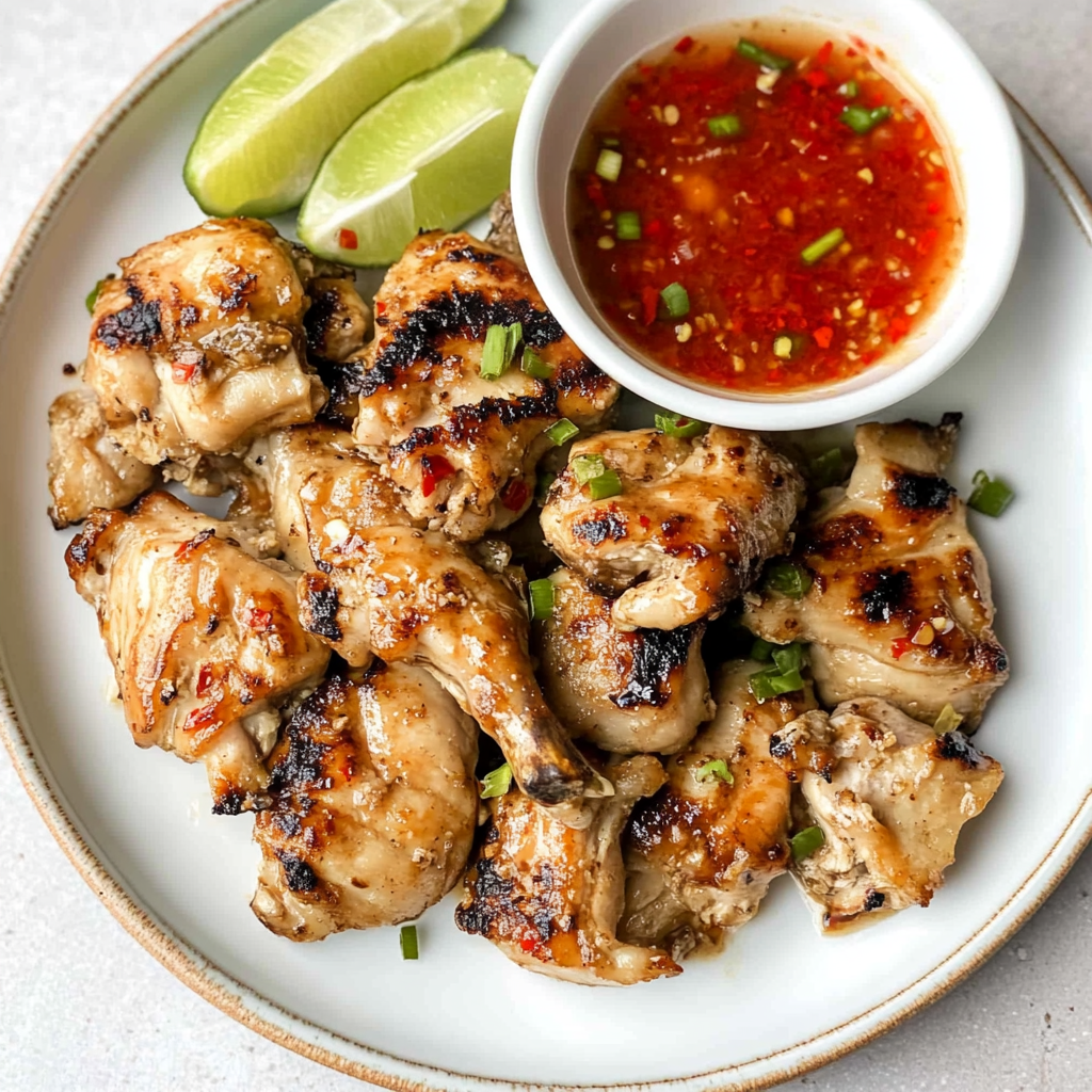 Recipe preparation for Lemongrass Chicken