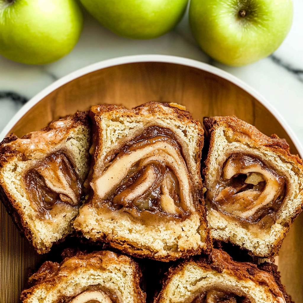Recipe preparation for Apple Cinnamon Babka