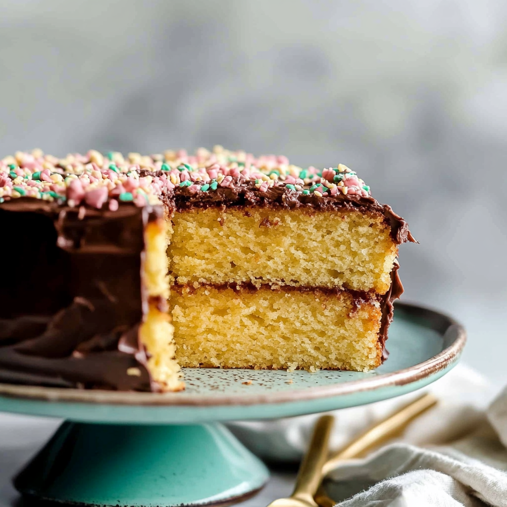 Recipe preparation for The Best Yellow Cake