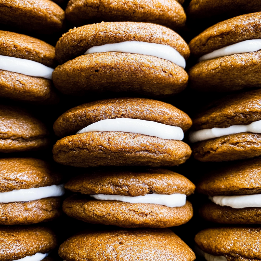 Recipe preparation for Gingerbread Whoopie Pies