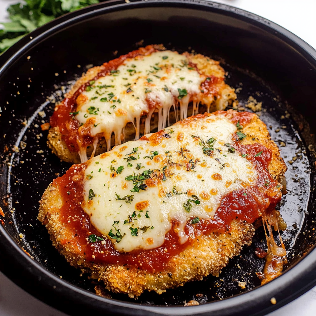 Recipe preparation for chicken parmesan recipe