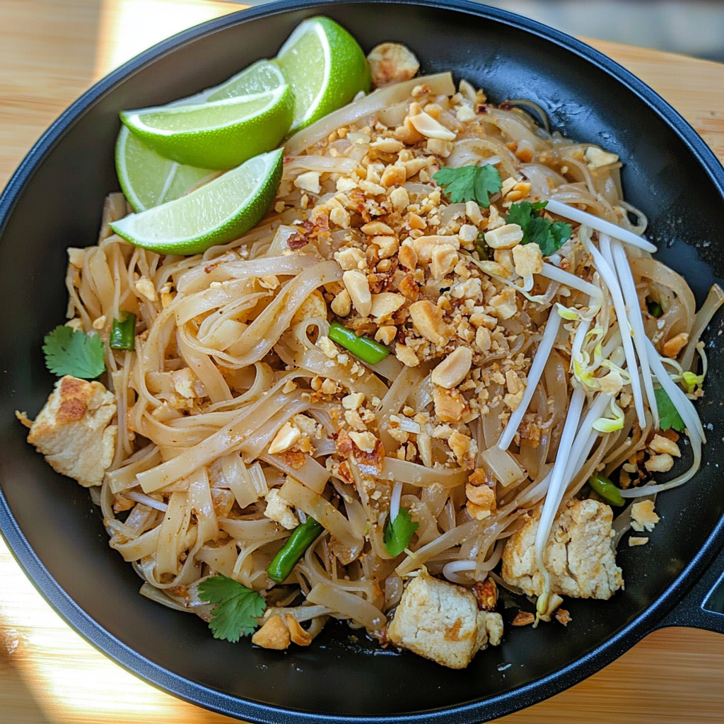 Recipe preparation for Chicken Pad Thai Recipe