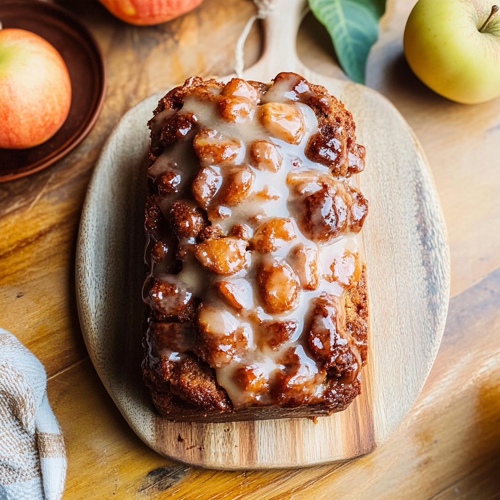 Recipe preparation for Amish Apple Fritter Bread Recipe