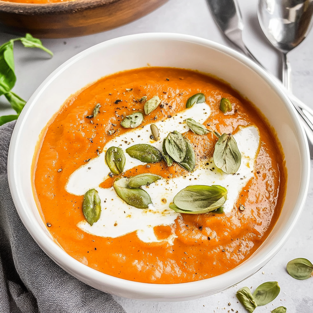 Recipe preparation for Crockpot Pumpkin Soup