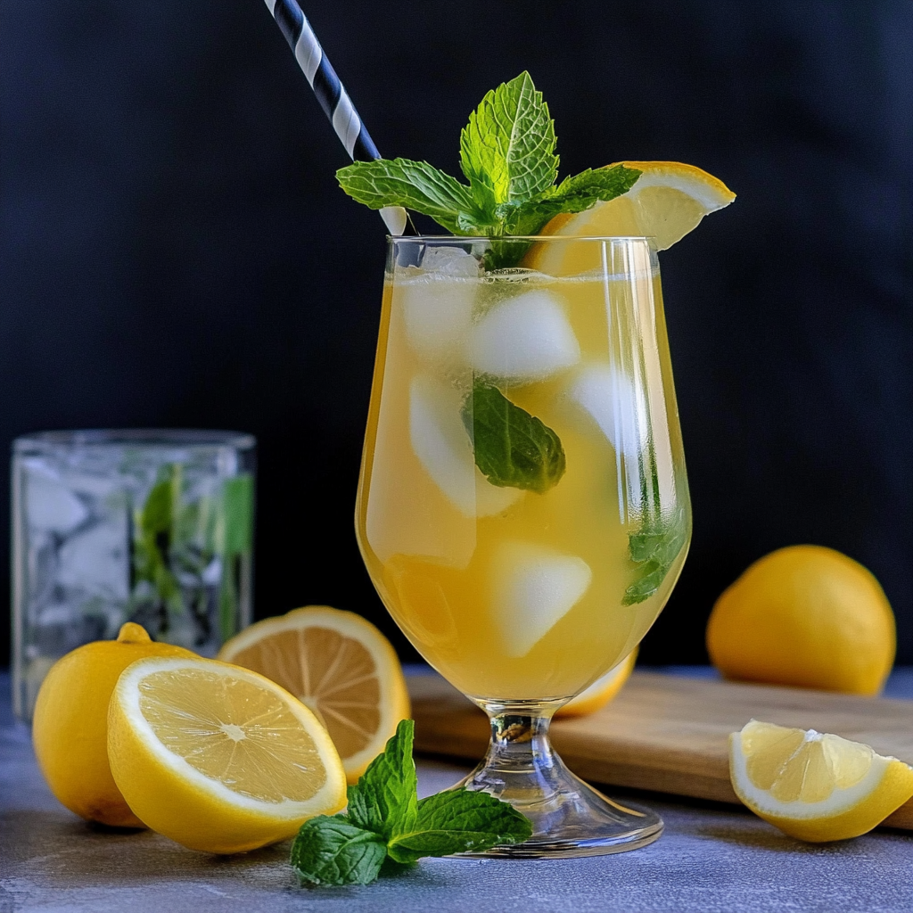 Recipe preparation for limoncello spritz
