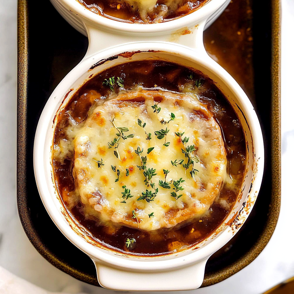 Recipe preparation for french onion soup recipe