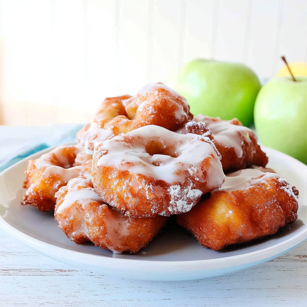 Recipe preparation for apple fritters recipe