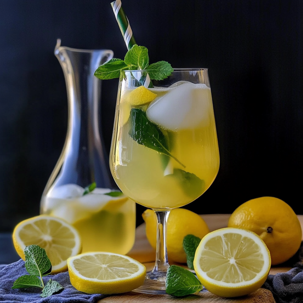 Recipe preparation for limoncello spritz
