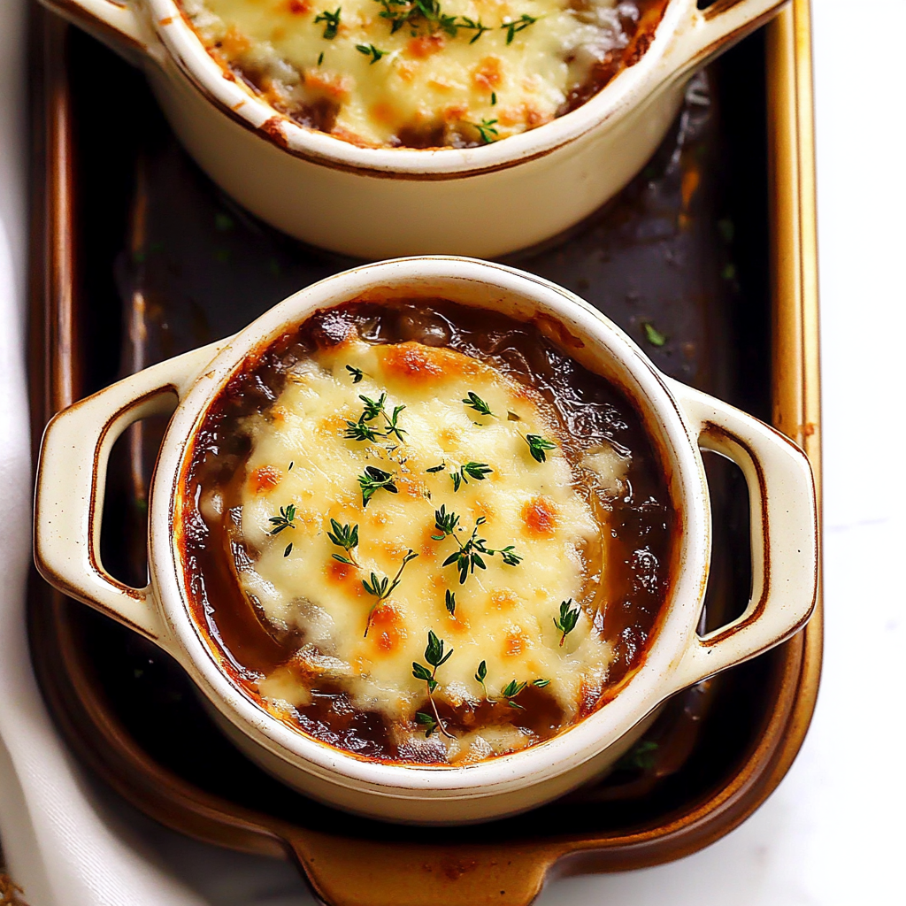 Recipe preparation for french onion soup recipe