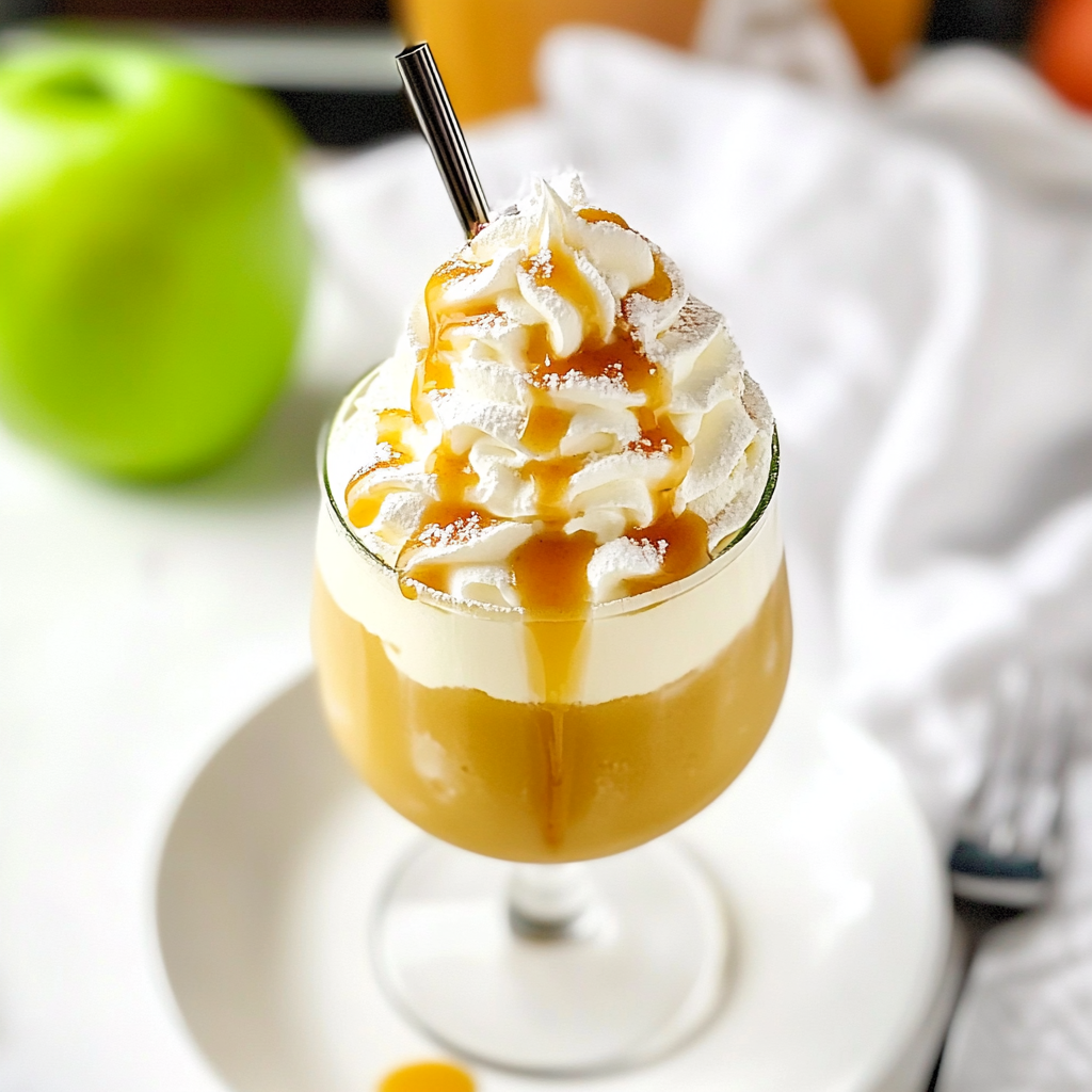 Recipe preparation for Apple Cider Floats