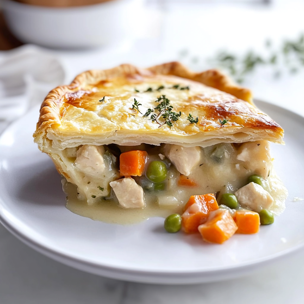 Recipe preparation for Chicken Pot Pie