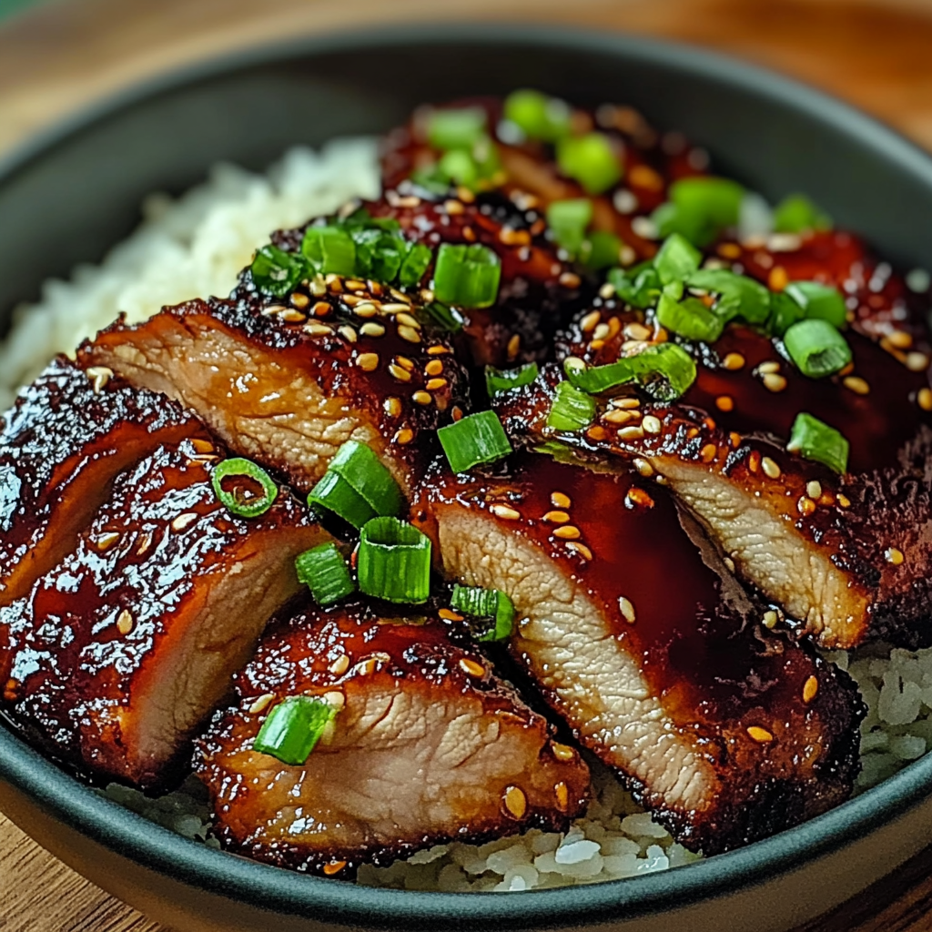Recipe preparation for Char Siu Chicken Thighs