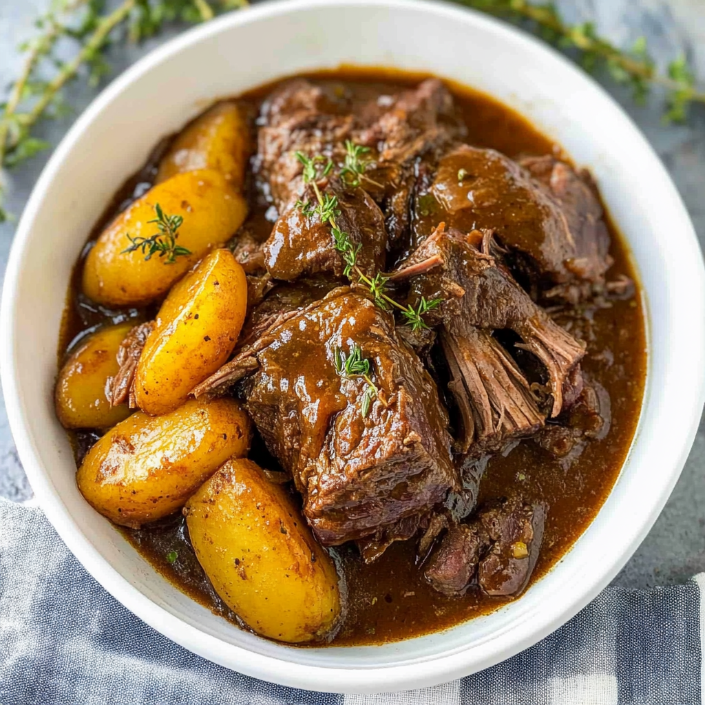Recipe preparation for Instant Pot Pot Roast Recipe