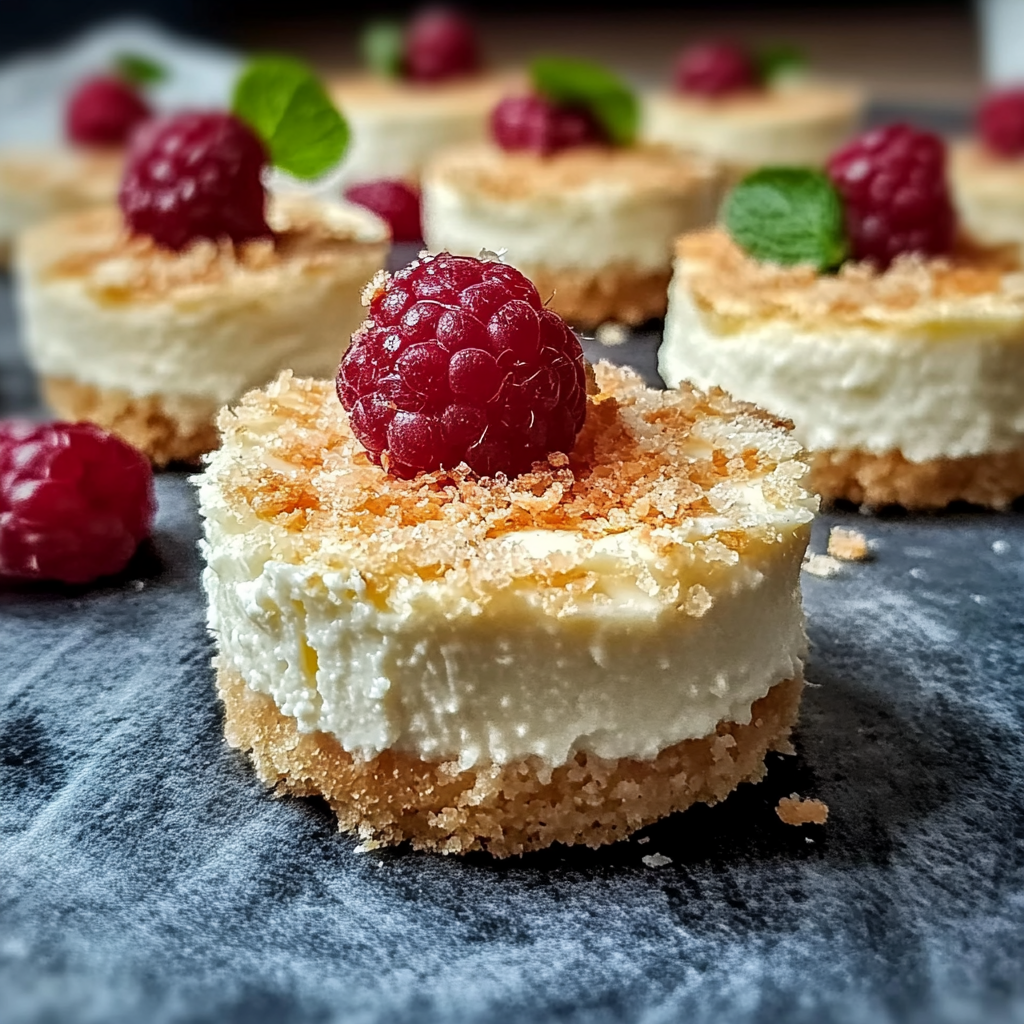 Recipe preparation for Coconut Milk Mini Cheesecakes
