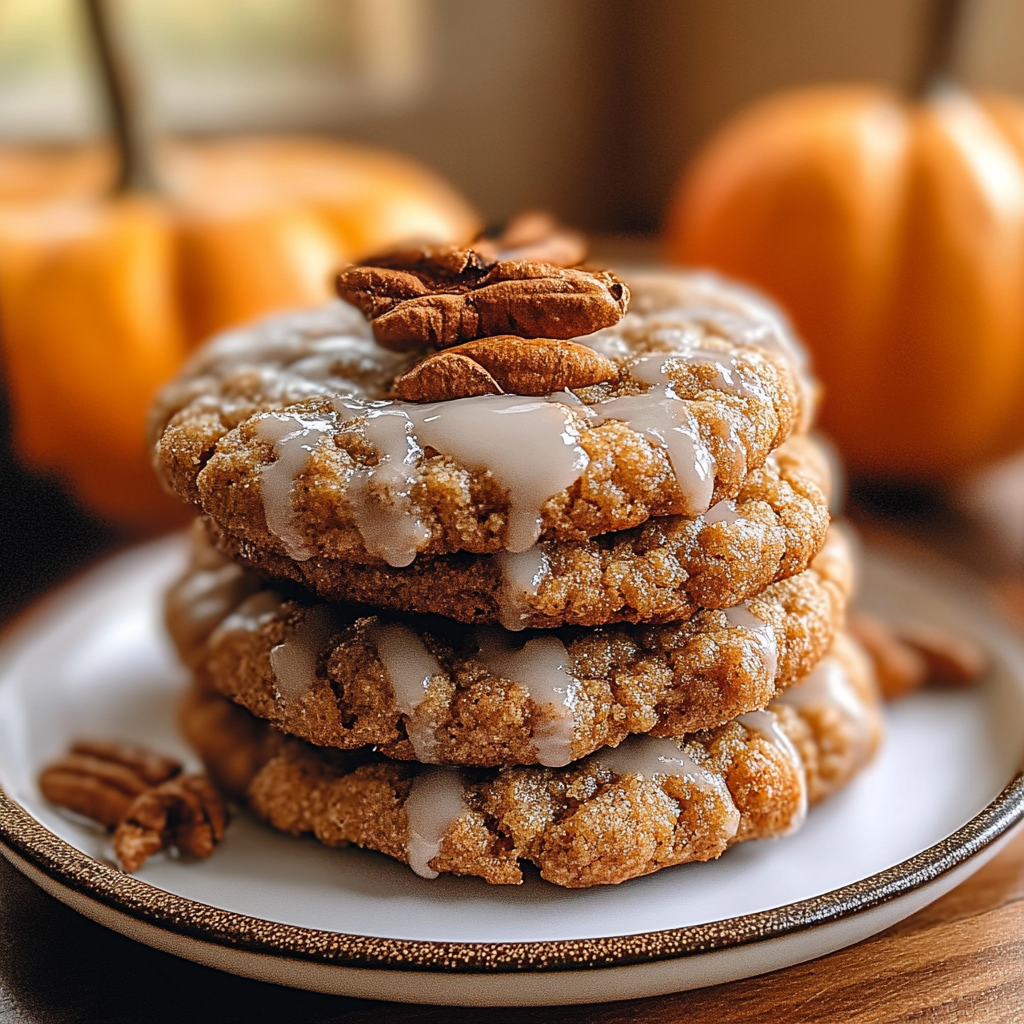 Recipe preparation for Pumpkin Coffee Cake Cookies