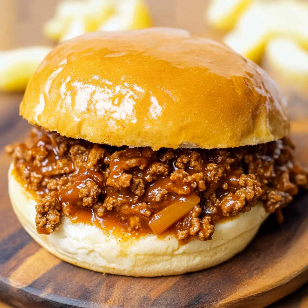 Recipe preparation for Homemade Sloppy Joes