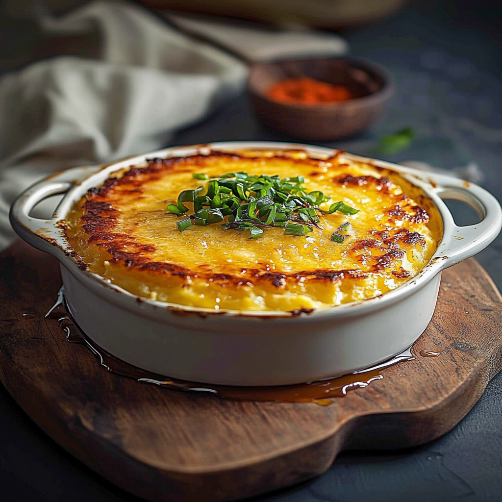 Recipe preparation for Corn Pudding