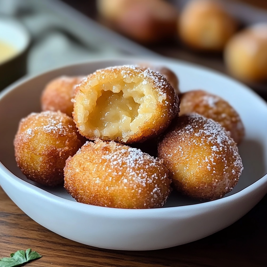 Recipe preparation for Churro Poppers