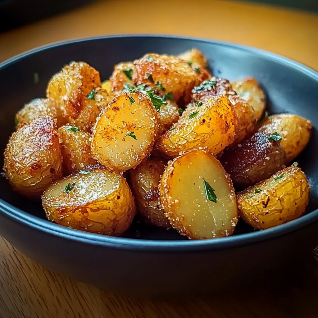 Recipe preparation for Crispy Roast Potatoes