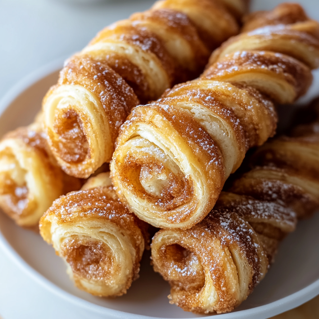 Recipe preparation for Sweet Cinnamon Twists