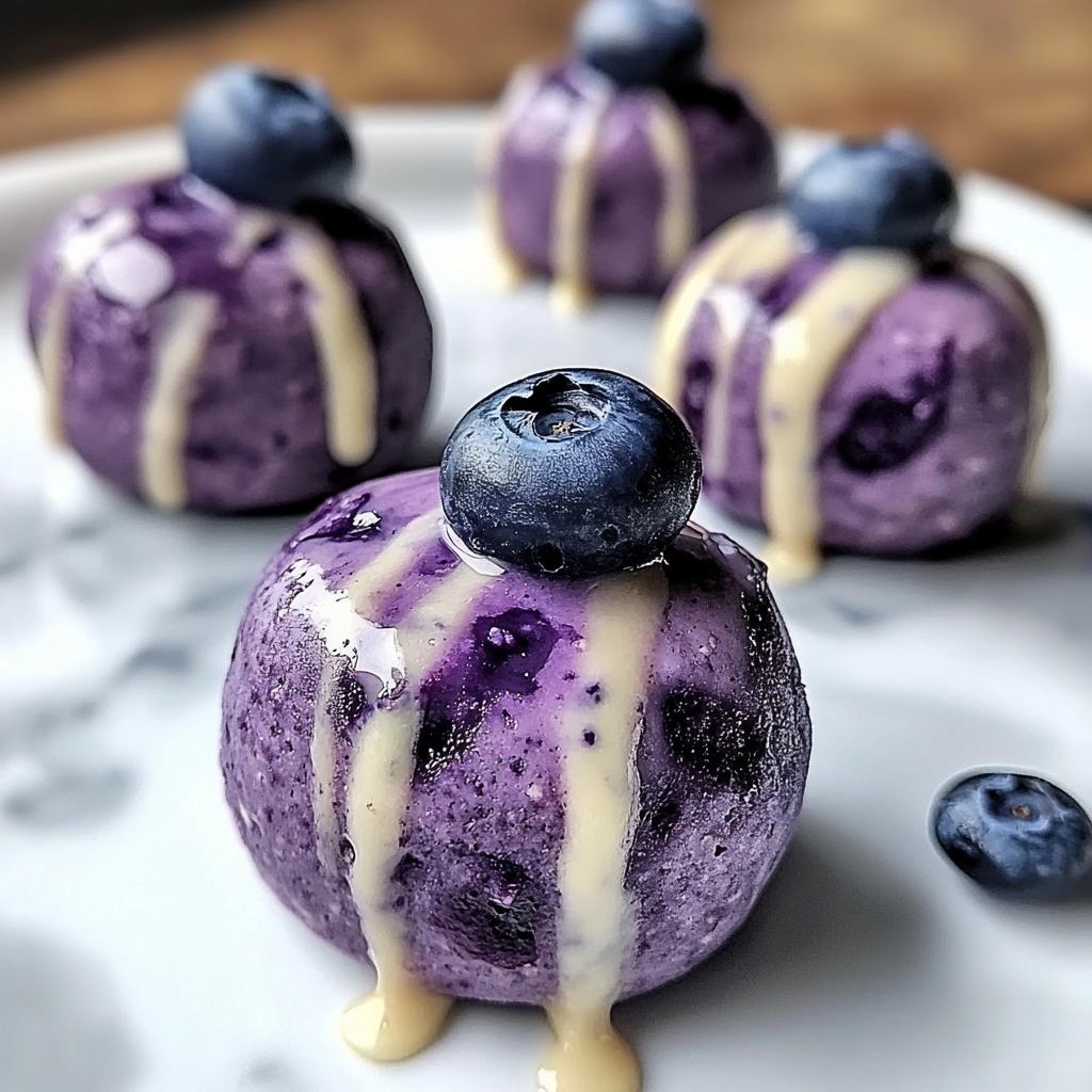 Recipe preparation for Blueberry Cheesecake Protein Bites