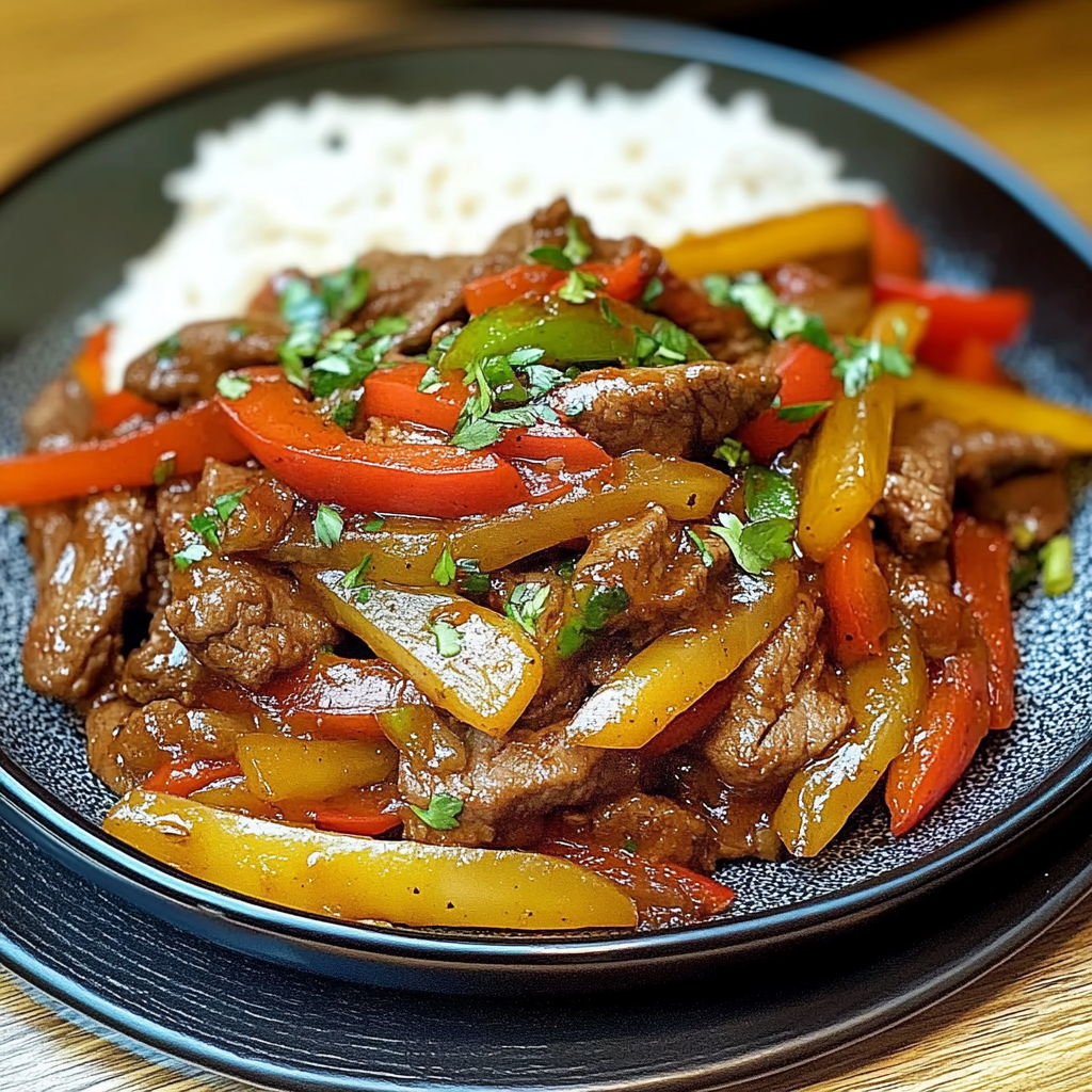 Recipe preparation for Lomo Saltado (Peruvian Stir-Fried Beef)