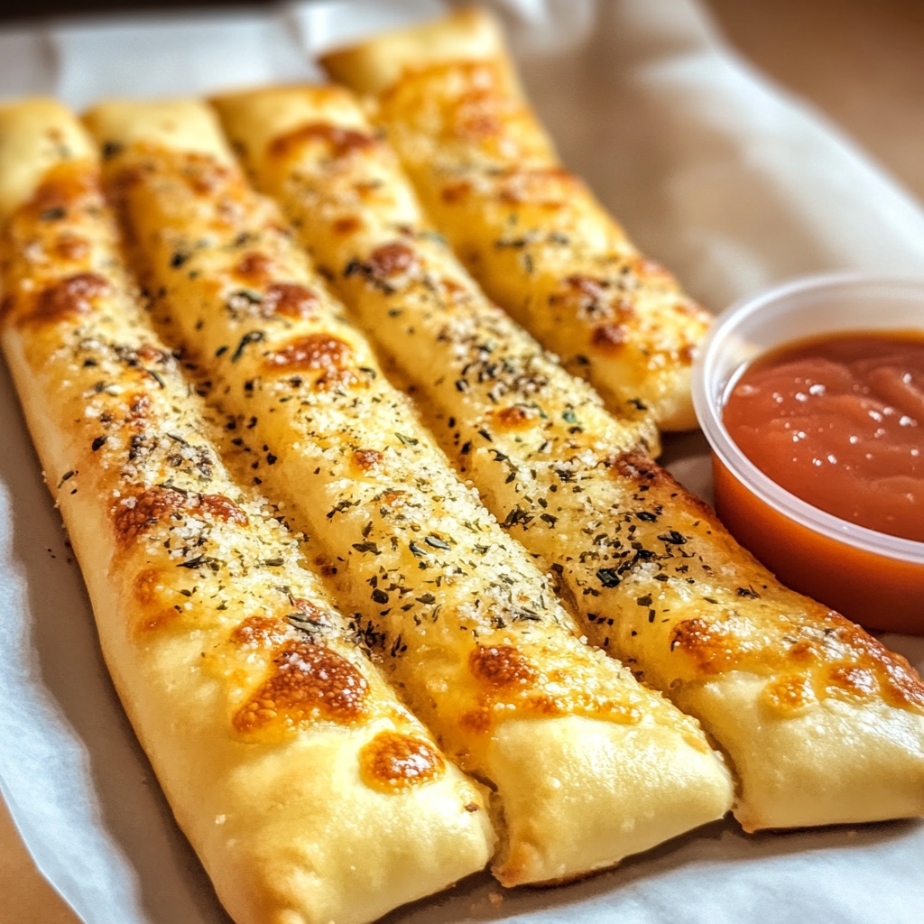 Recipe preparation for Copycat Pizza Hut Breadsticks