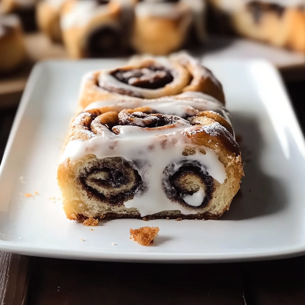 Recipe preparation for Cookies and Cream Cinnamon Rolls