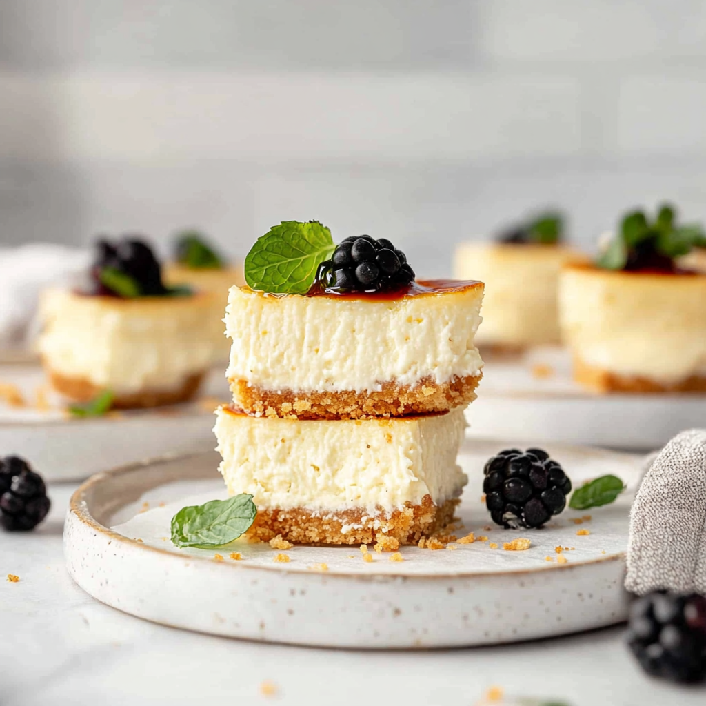 Recipe preparation for Mini Protein Cheesecakes