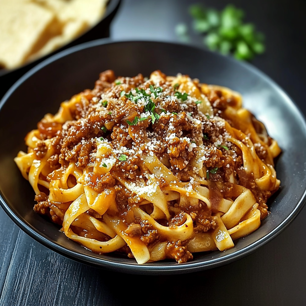 Recipe preparation for Korean Bulgogi Bolognese