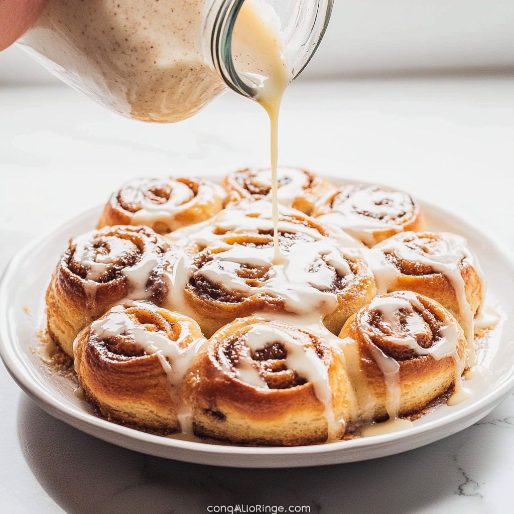 Recipe preparation for Maple Cinnamon Rolls