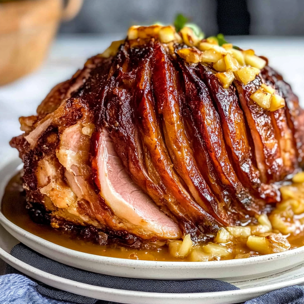 Recipe preparation for Pineapple Ham
