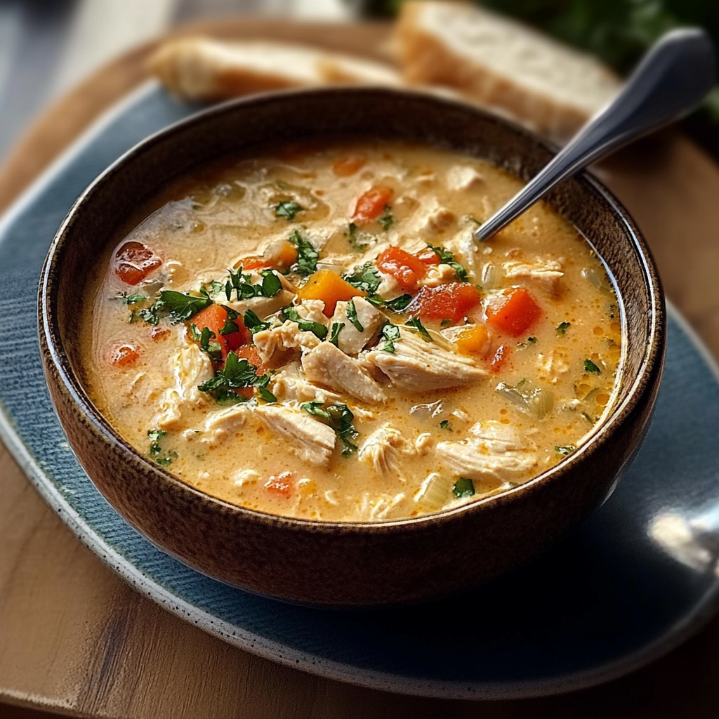 Recipe preparation for Marry Me Chicken Soup