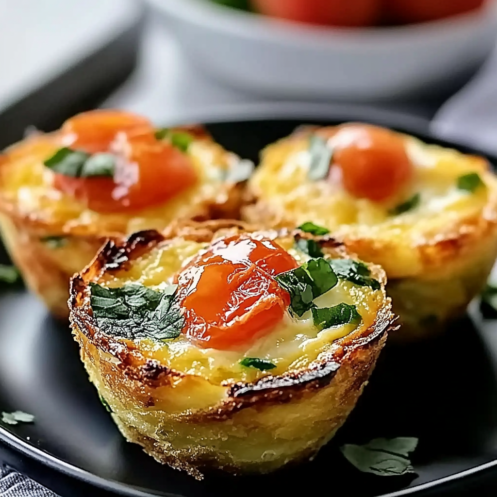 Recipe preparation for Breakfast Egg Muffins