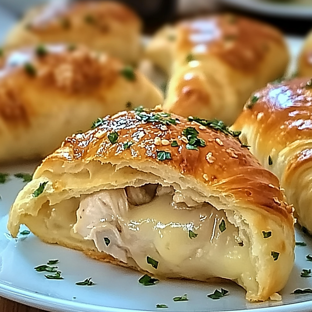 Recipe preparation for Chicken Stuffed Crescent Rolls Recipe