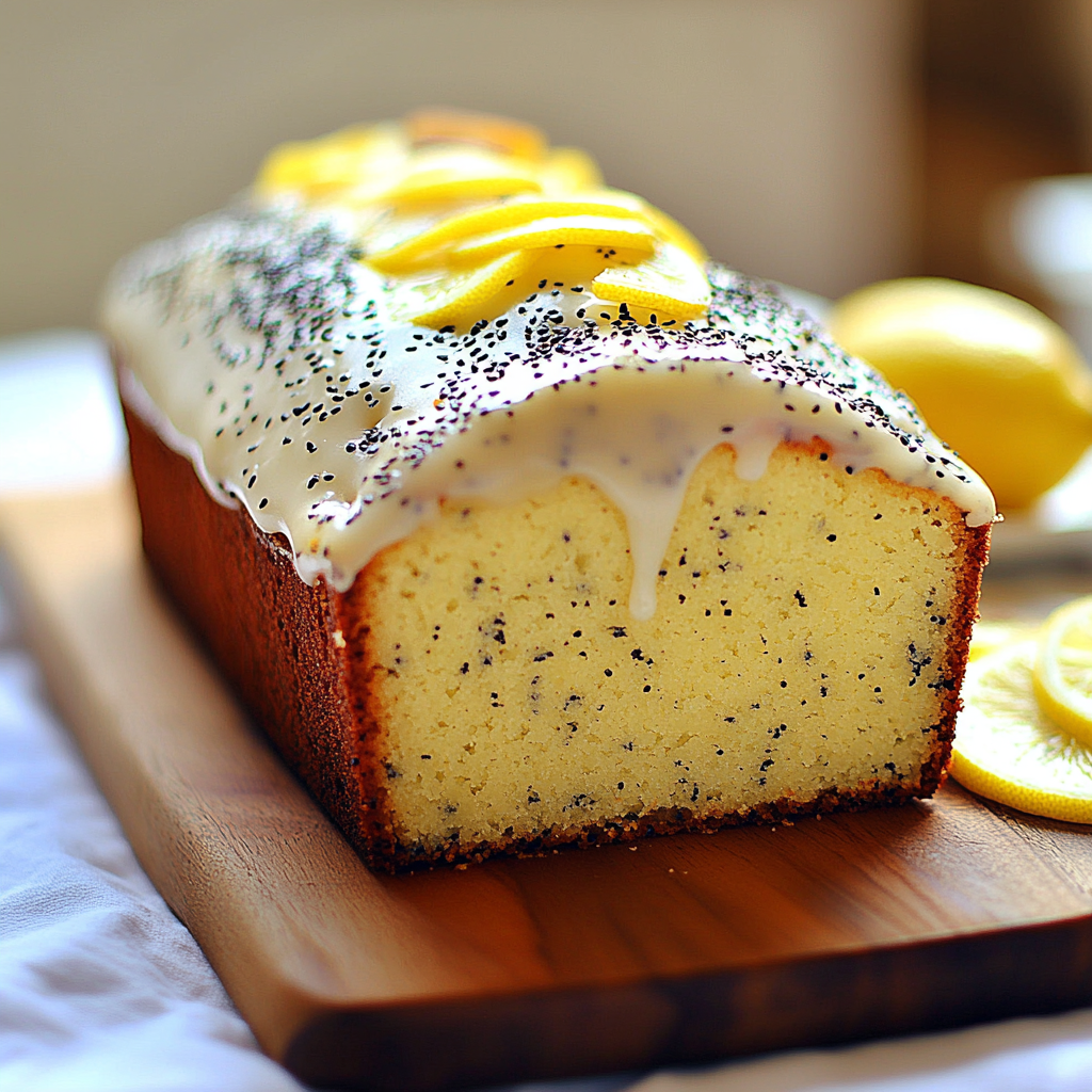 Recipe preparation for Lemon Poppy Seed Bread