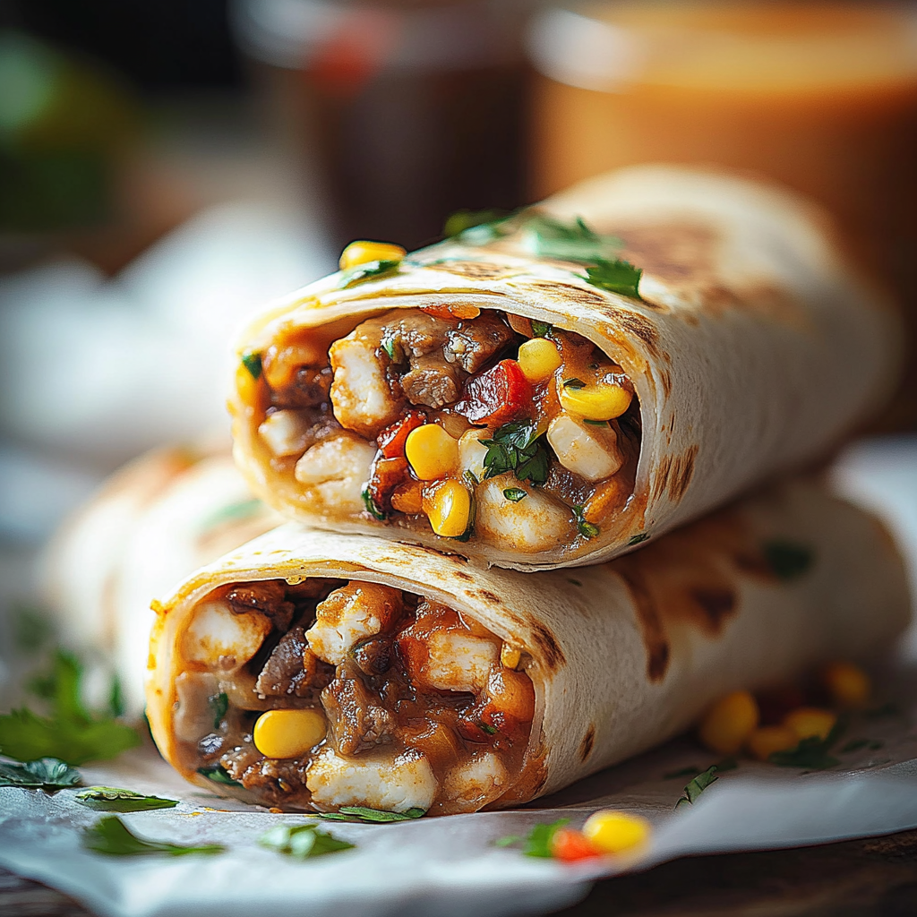 Recipe preparation for Freezer Breakfast Burritos