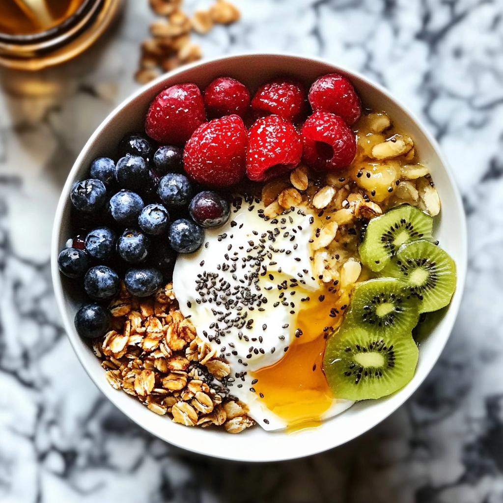 Recipe preparation for Energizing Breakfast Power Bowl